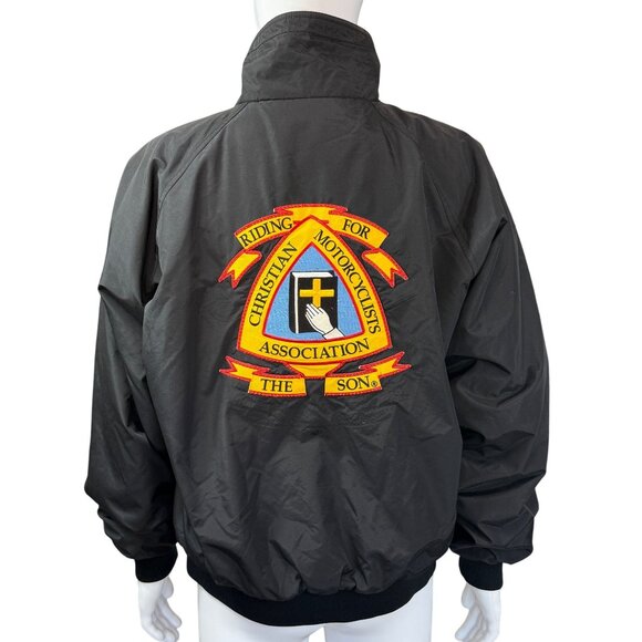 Tri-Mountain Mens CMA Nylon Jacket Riding For The Son Logo XL - Picture 1 of 6